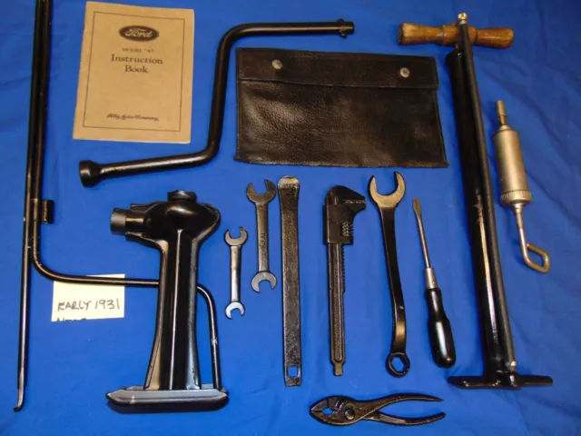 Ford Model A Original Early 1931 toolkit