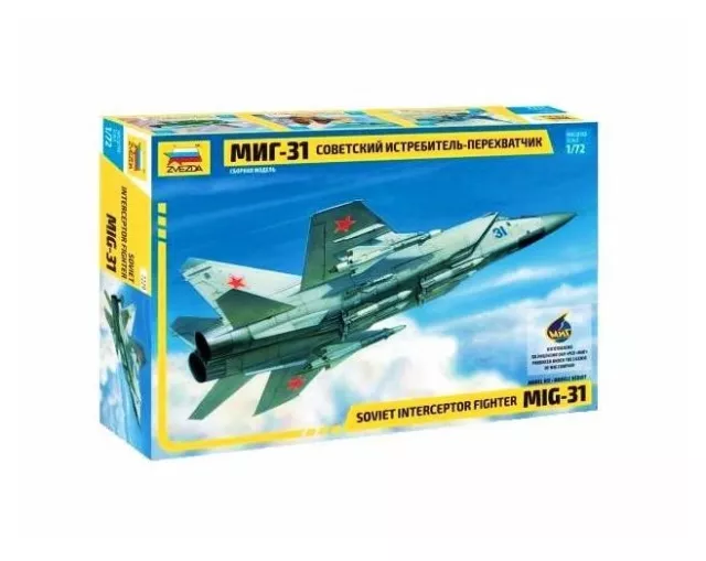 Soviet Interceptor Fighter MIG-31 Zvezda 7229 1:72