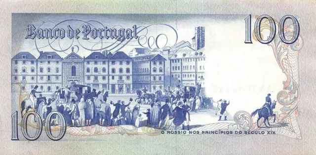 Portugal  100 Escudos  24.2.1981  Series AVD Circulated Banknote EF11