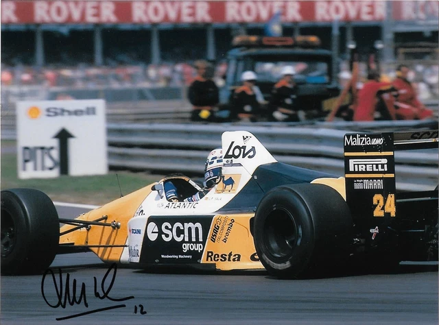 Photo Magazine Signée Gaston Mazzacane – F1 Minardi Autographe 2000-2001
