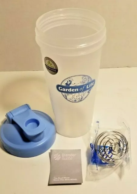 Botella licuadora de batidos 28 OZ LIBRE DE BPA botella agitadora clásica jardín de la vida NUEVA
