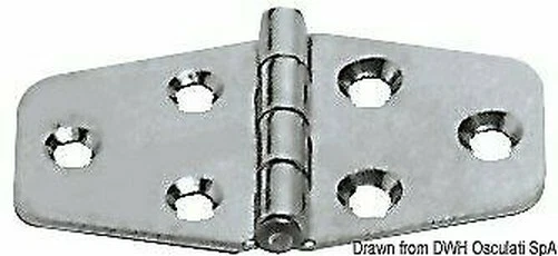 Charnière Inox 70x38 MM Marque Osculati 38.491.00