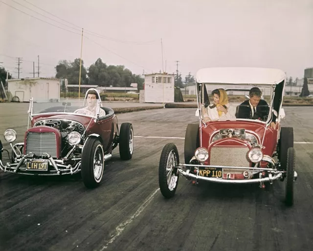The Lively Set Vintage Rally Race Cars Pamela Tiffin James Darren 8x10 Photo