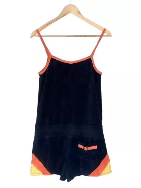 WOMEN’S JUICY COUTURE Romper Shorts Playsuit Jumpsuit Terry Beach ...