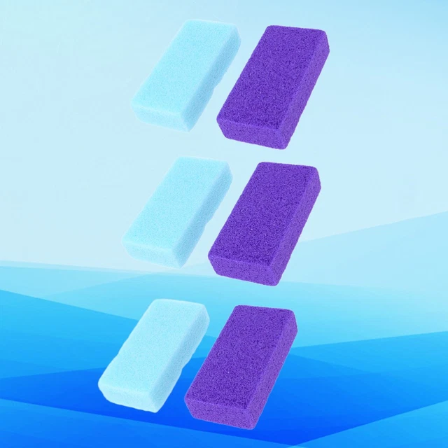 40 Stück Bimsstein-Pads Für Füße – Einweg, Hornhautentferner, Ca. 8 Cm, Lila