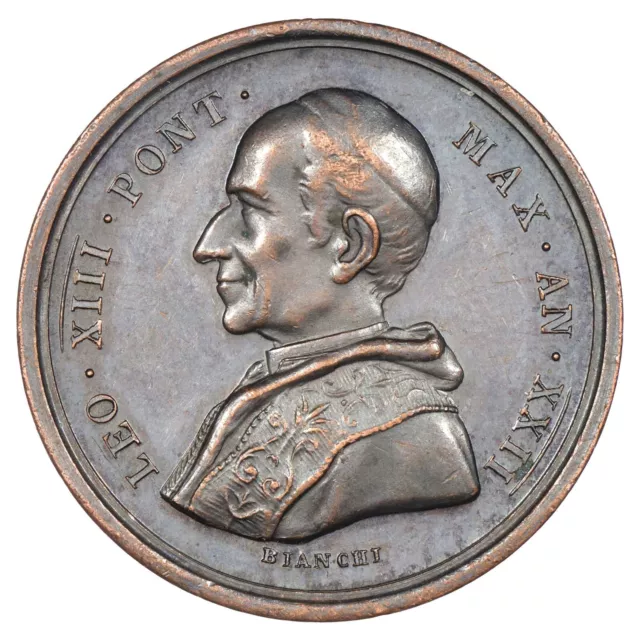 Vatican - papal medal 1900 Pope Leon XIII - Venite Ad Me Omnes - Bronze