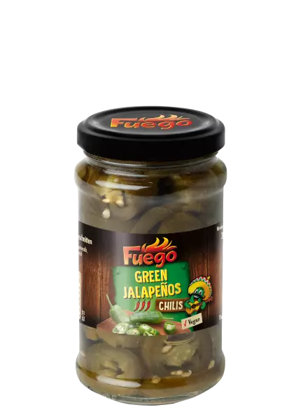 Fuego Green Jalapeños  Antipasti & Oliven 0.210g 4007552310423