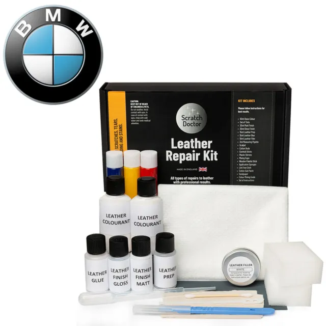 Bmw Leather Repair Kit For Holes Tears Rips Scuffs Scratch. 61 Colours Available