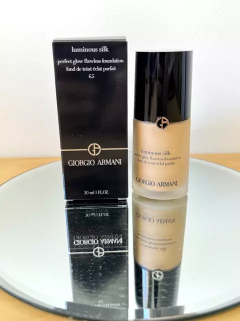 Giorgio Armani Luminous silk foundation Shade#6.5 30ml NEW