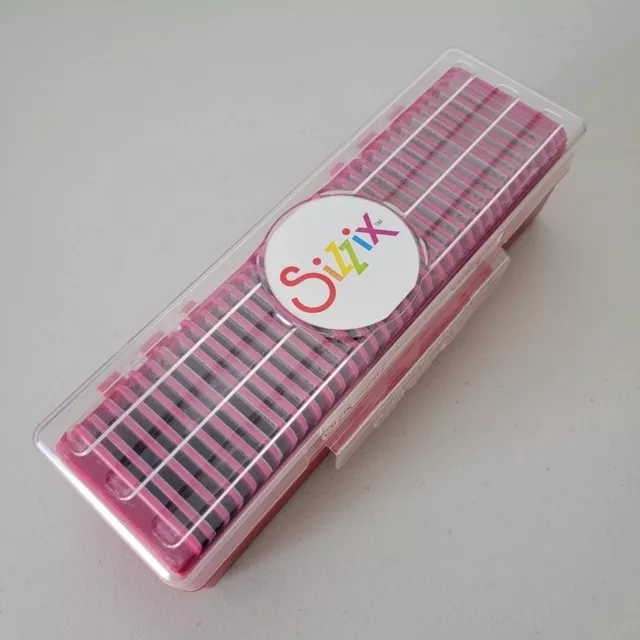 Sizzix Sizzlits Die Cut Alphabet Set Curlie Girlie Scrapbooking Paper Artist