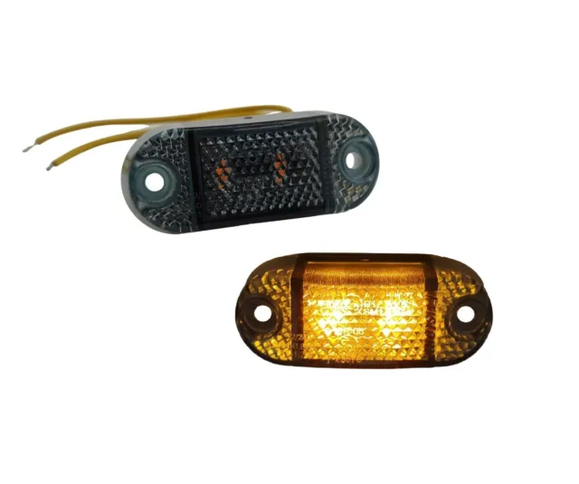 Gelb LED Begrenzungsleuchte Dark Umrissleuchte LED Amber Positionsleuchte
