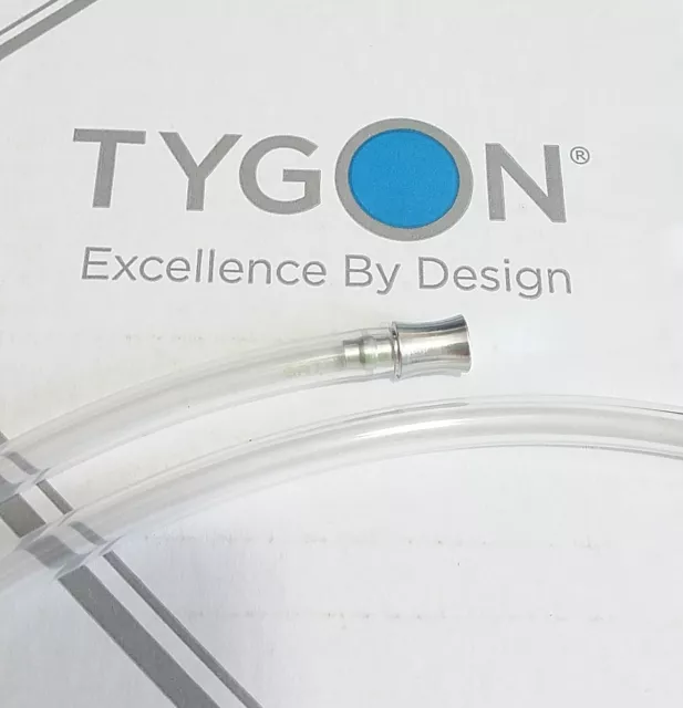 Tygon 2375 tubing 8mm + ALUMINIUM PLUG reservoir hose ID 12" 30cm length