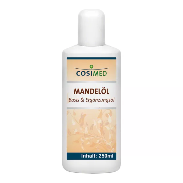 cosiMed Massageöl Mandel, Massage Öl, Wellness, Therapie, Mandelöl 250 ml