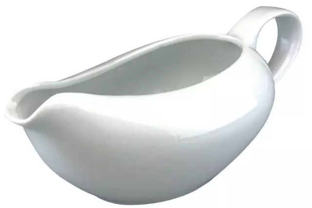 Apollo Gravy Boat 500ml Sauce Jug Porcelain Ceramic Serving