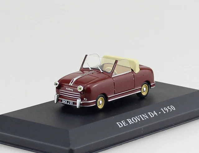 Modèle Réduit 1:43 De Rovin D4 1950 Marron Par Atlas - Boîte Non Ouverte - Collection
