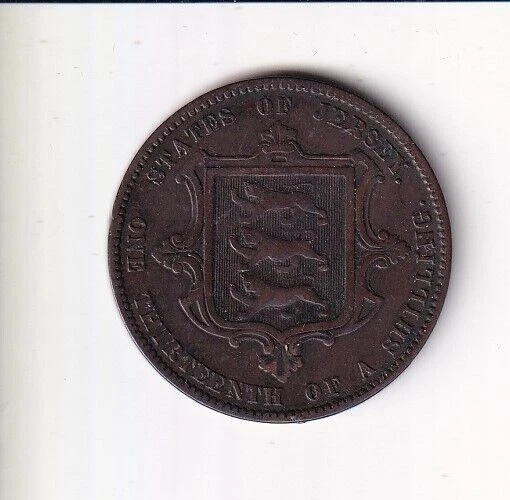Jersey  1/13 Shilling  1870 Km5