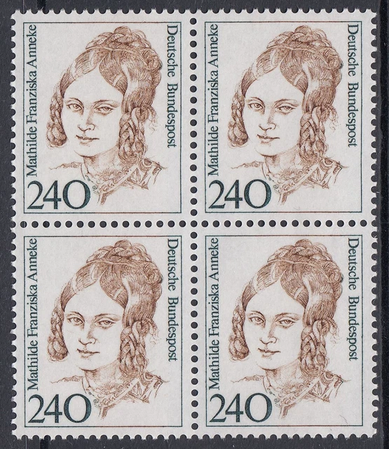 Bund / BRD 1392 im 4er Block postfrisch (1392/4)