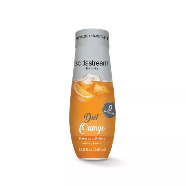 SodaStream Diet Orange Syrup, 14.8 Fl. Oz. 440ml.