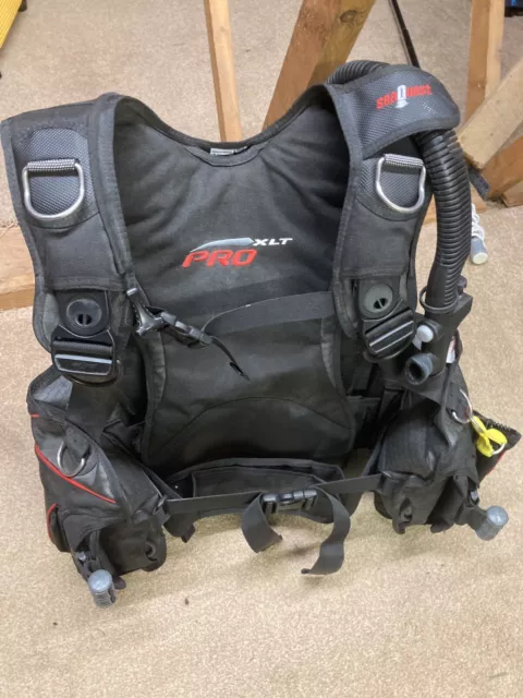 SeaQuest Pro XLT Scuba Dive BCD Weight Integrated Size Medium / Large