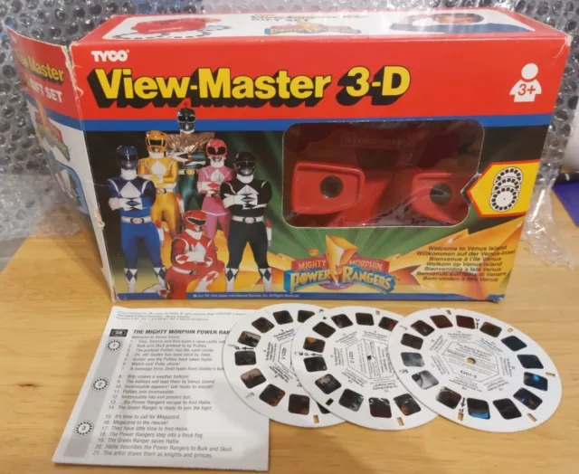 1994 Power Rangers Saban Tyco Boxed Gift Set VIEWMASTER View Master 3 Reels