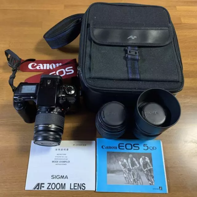 Canon EOS5 Caméra à Film Avec 2 Lentille [Operation Confirmed Produit]