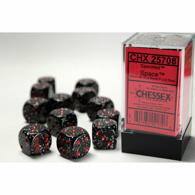 Chessex 12 d6 Dice Set Chessex SPECKLED GOLDEN COBALT 25737 Blue Purple Dadi Dado Die 