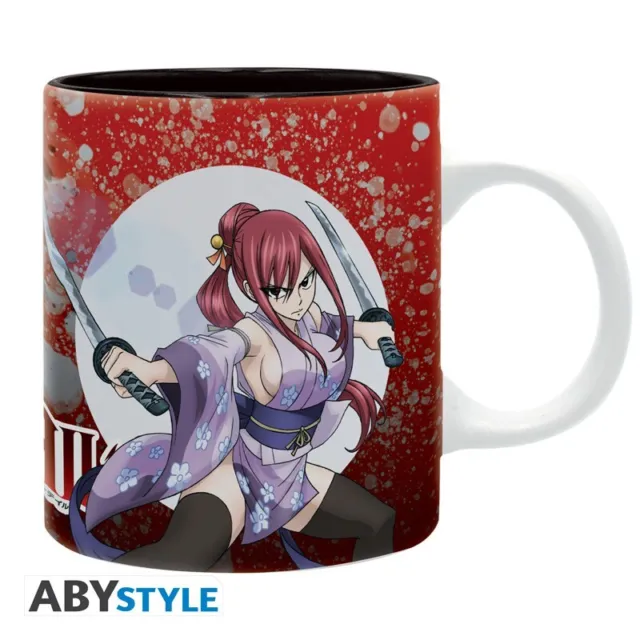Fairy Tail Erza Jellal Tasse Anime Manga Mug Kaffee Tee Coffe Trinken Merch Fan