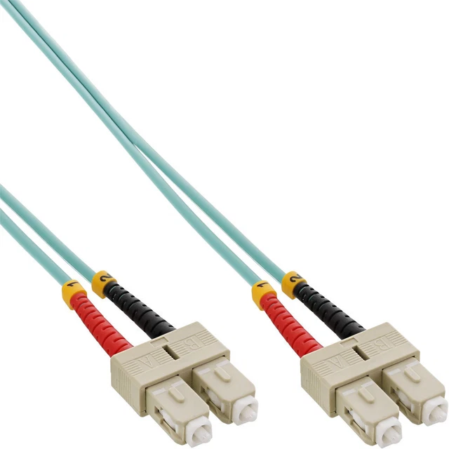 5 cavi duplex InLine® fibra ottica, SC/SC, 50/125μm, OM3, 20 m