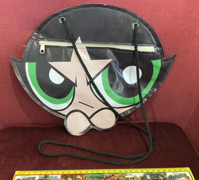 Awesome Powerpuff Girls Vengeful Buttercup Shoulder Bag & Cosplay Glasses Exc!