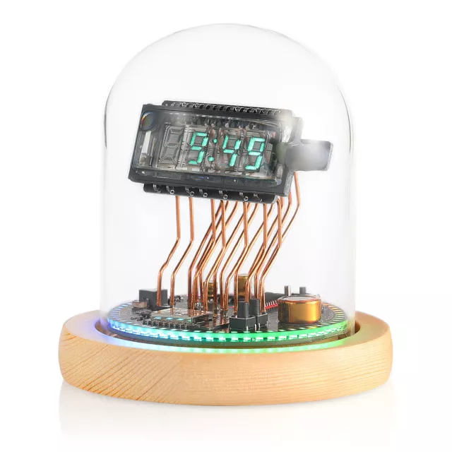 Jahrgang VFD Uhr WIFI RGB LED Home Kamin Und Regaluhr Siehe Nixie Tube Clock