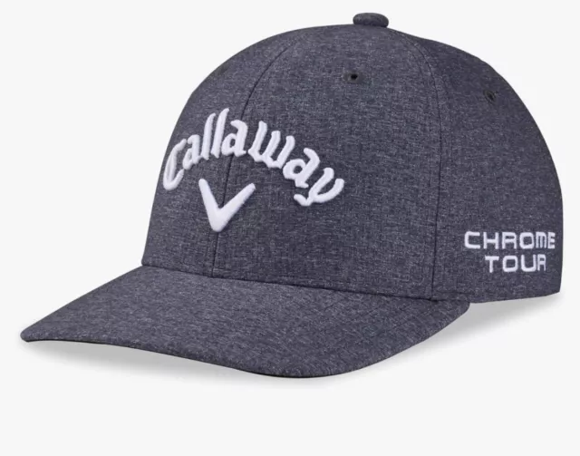 Charcoal Xl Callaway Golf Men's Tour Authentic Golf Cap brand New