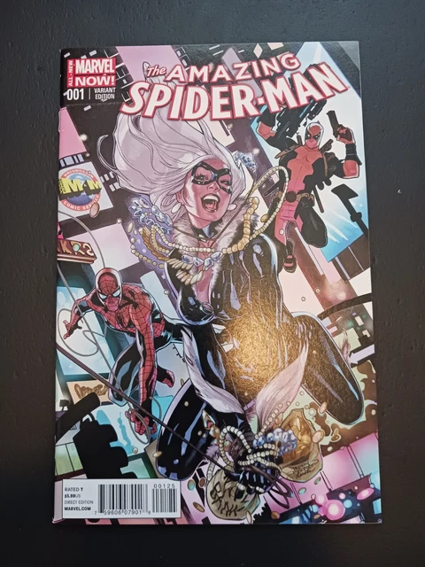Amazing Spider-Man #1 Vol 3 (1st Cameo Cindy Moon/Silk) Variant Cover