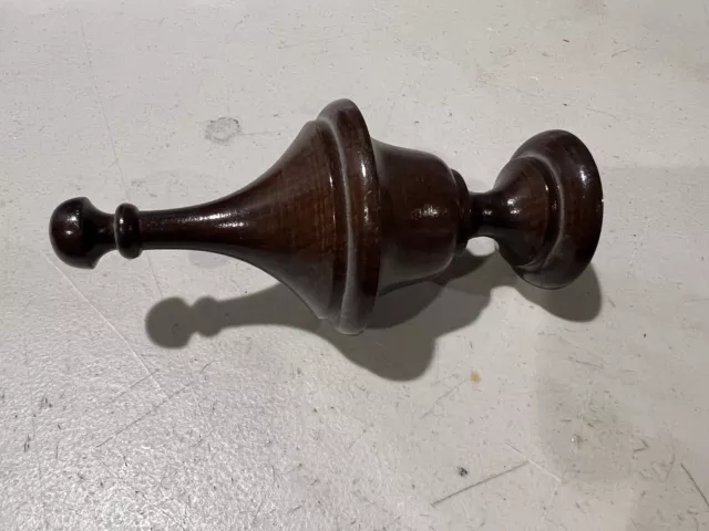 Vintage/ Antique Top Solid Wood Finial for Grandfather Clock  