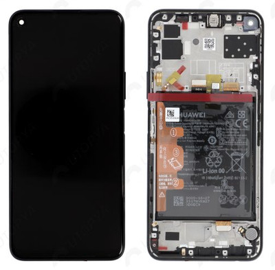 Ecran Complet Huawei P40 Lite 5G Noir avec châssis et batterie d'origine Neuf...