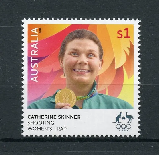 Australia 2016 MNH Rio Olympics Gold Medal Winners Catherine Skinner 1v Stamps