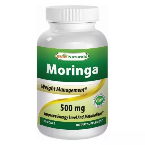 Moringa 180 Capuchons 500 MG Par Best Naturals