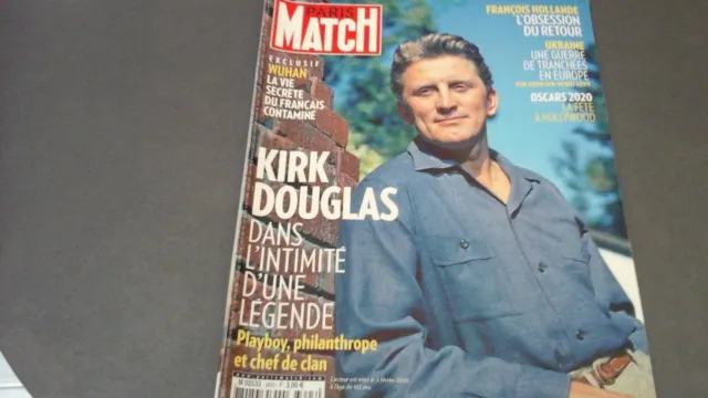 PARIS MATCH N°3693 - 02/2020 - Kirk DOUGLAS intimité d'une légende - TBE