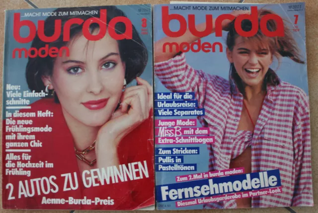 burda moden mit Schnittmuster - 1979, 1980, 1982, 1983, 1984, 1985, 1986, 1987 3