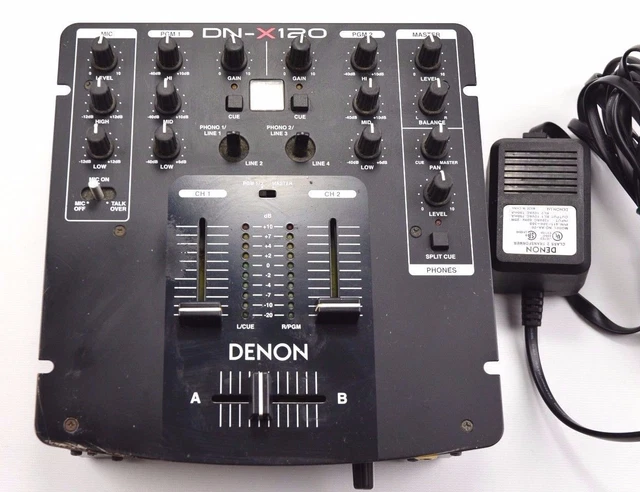 DENON DN-X120 DJ Mixer with Power supply $36.00 - PicClick