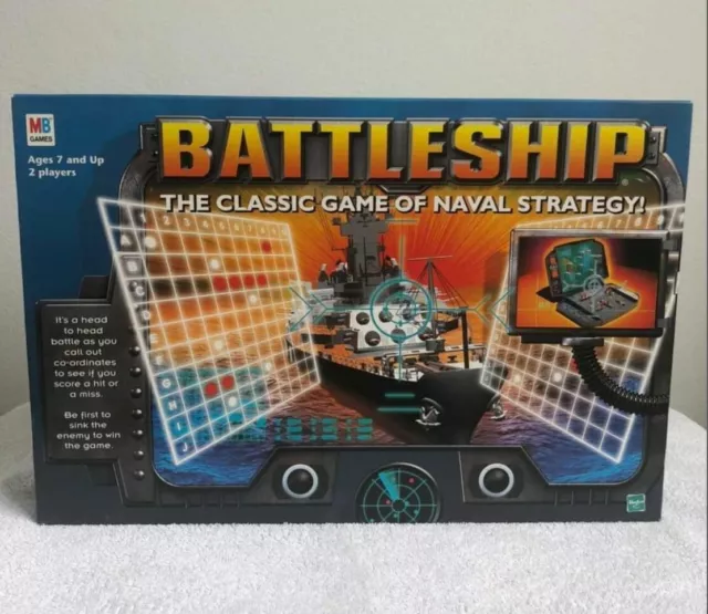 Vintage Board Game Battleship Milton Bradley Games 2000 