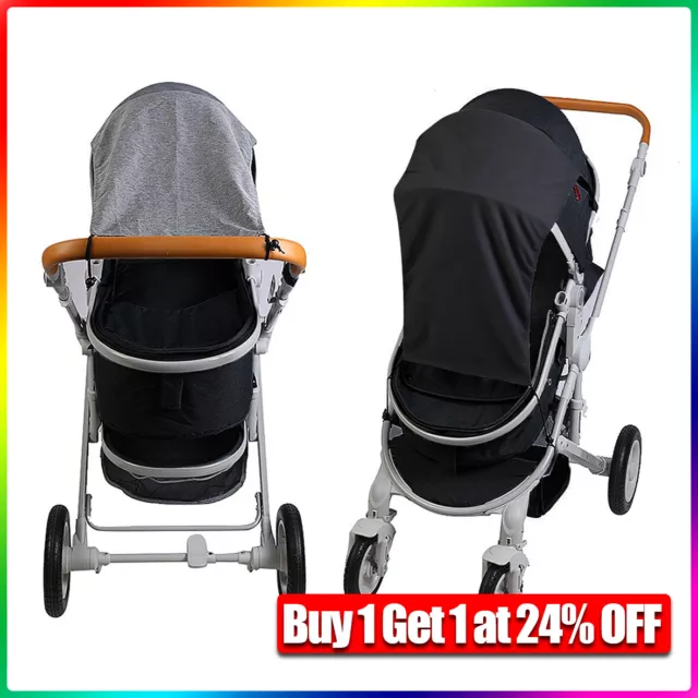 Universal Baby Stroller Pushchair Pram Sun Shade Sunshield Buggy Cover Canopy