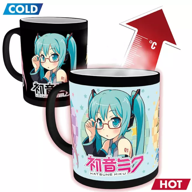 Official Hatsune Miku Heat Changing Magic Coffee Mug Cup New In Gift Box