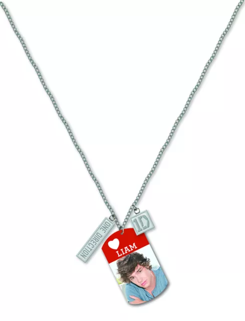 ONE DIRECTION GIFT LOUIS TOMLINSON DOGTAG NECKLACE SILVER PLATED