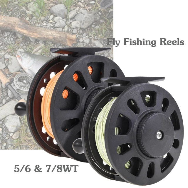 FLY FISHING REEL 5/6 7/8wt PreLoaded Fly Reel with Line Braided