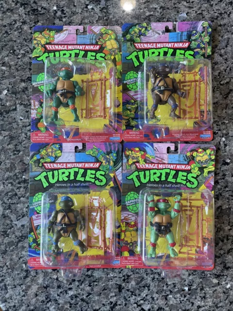 2021 TMNT Teenage Mutant Ninja Turtles Classic Figure Walmart Playmates LOT Of 4