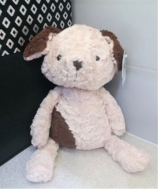JELLYCAT TUFFET Dog Brown Beige Retired Puppy Kawaii Soft Toy