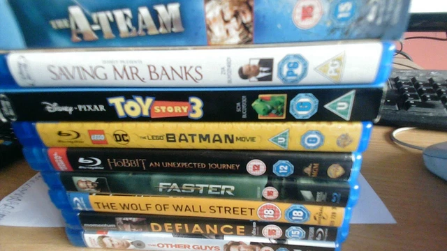 x9 - Blu-Ray - Joblot/Bundle - Various Genres