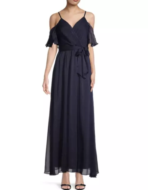 DKNY Cold-Shoulder Maxi Dress MSRP $229 Size 4 # 8B 1651 New