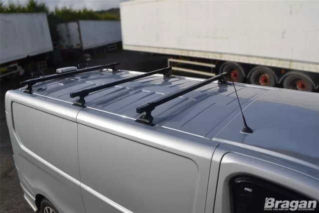 Roof Rack + Load Stops To Fit Vauxhall Opel Vivaro 2002 - 2014 Stainless Steel 2