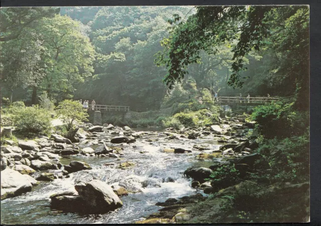 Devon Postcard - Lynmouth, Watersmeet   B2387